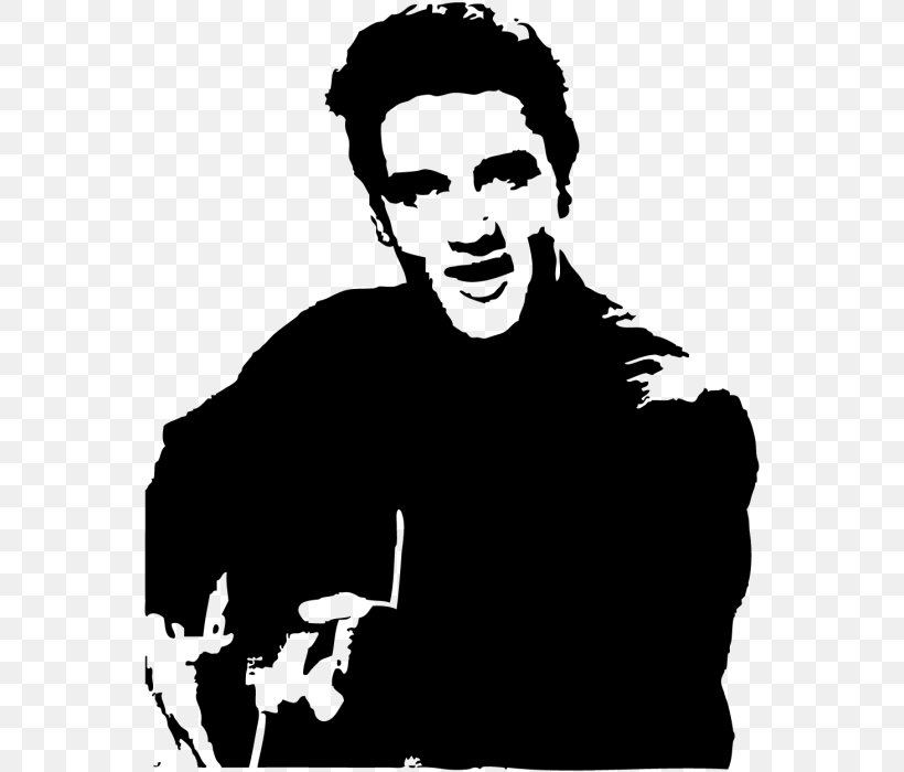 Elvis Presley Wall Decal Sticker Stencil, PNG, 560x700px, Watercolor, Cartoon, Flower, Frame, Heart Download Free