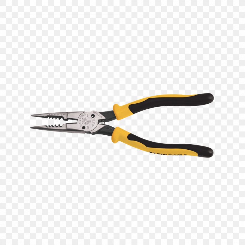 Hand Tool Klein Tools Needle-nose Pliers, PNG, 1000x1000px, Hand Tool, Crimp, Cutting, Cutting Tool, Diagonal Pliers Download Free
