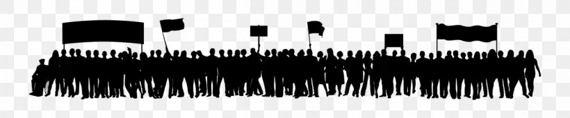 Protest Demonstration Human Rights Clip Art, PNG, 1200x251px, Protest, Black And White, Brush, Capitalism, Crowd Download Free