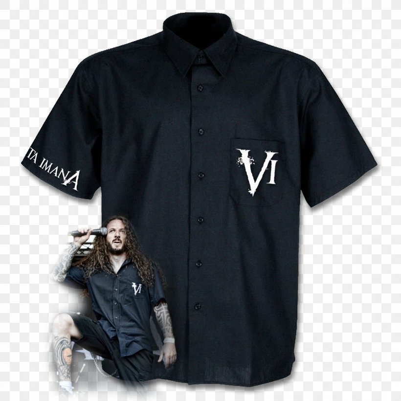 T-shirt La Camisa Negra Sleeve Dress Shirt, PNG, 1200x1200px, Tshirt, Button, Clothing, Collar, Dress Shirt Download Free