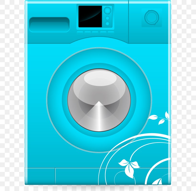 Washing Machine Home Appliance Clothes Dryer Laundry Room, PNG, 613x800px, Washing Machine, Aqua, Azure, Blue, Clothes Dryer Download Free