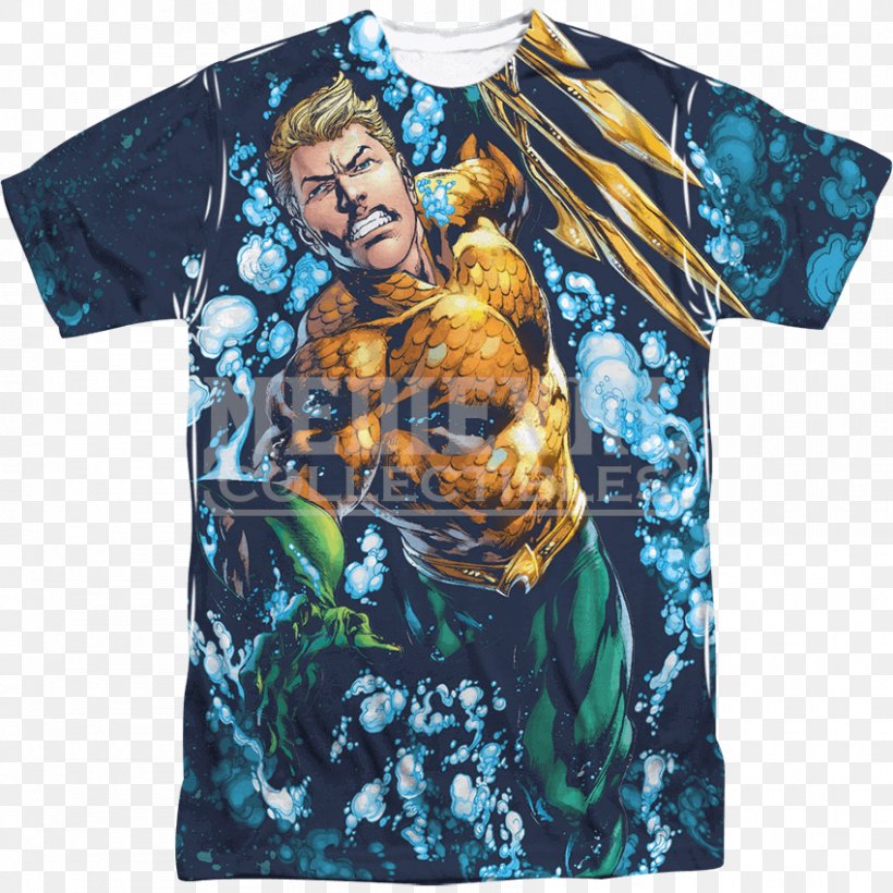T-shirt Hoodie Sleeve Clothing, PNG, 850x850px, Tshirt, All Over Print, Aquaman, Bag, Clothing Download Free