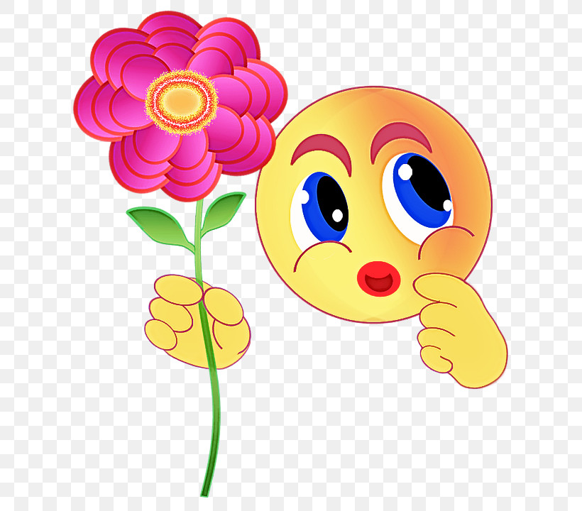 Emoticon, PNG, 642x720px, Cartoon, Cut Flowers, Emoticon, Nose, Plant Download Free