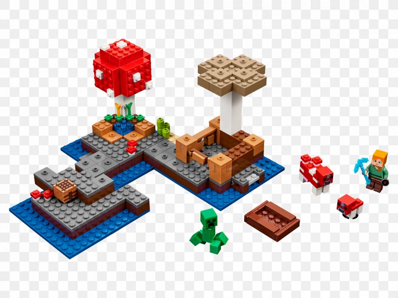 LEGO 21129 Minecraft The Mushroom Island Lego Minecraft Amazon.com, PNG, 2400x1800px, Minecraft, Amazoncom, Lego, Lego 21119 Minecraft The Dungeon, Lego 21133 Minecraft The Witch Hut Download Free