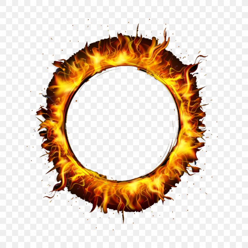 Circle Fire Flame, PNG, 1000x1000px, Fire, Concepteur, Designer, Disk, Flame Download Free