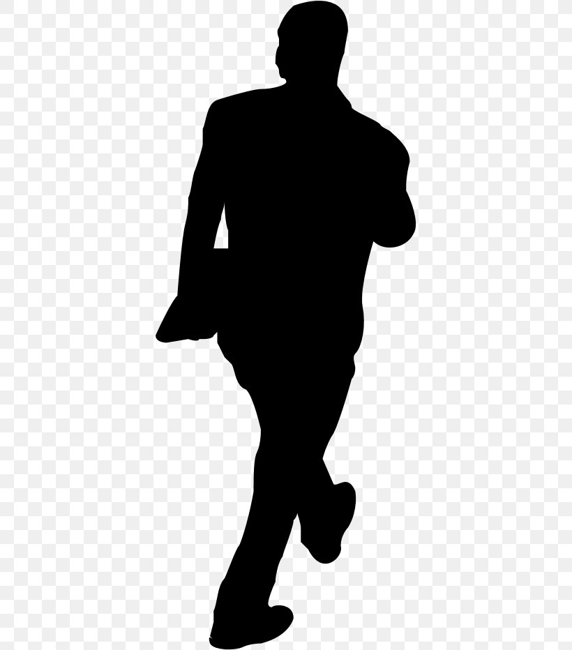 Silhouette Person Clip Art, PNG, 374x932px, Silhouette, Black, Black And White, Businessperson, Human Behavior Download Free