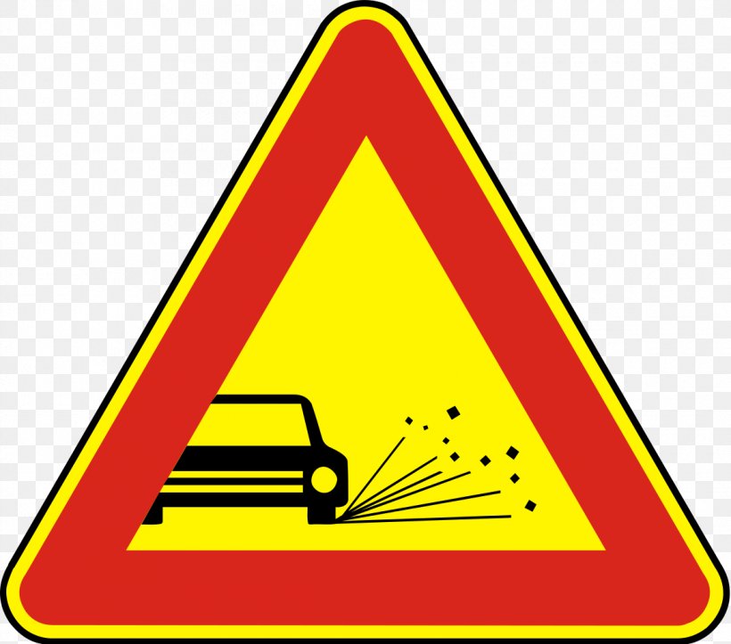 Traffic Sign Loose Chippings Vehicle Transport, PNG, 1160x1024px, Traffic Sign, Area, Gravel, Information Sign, Loose Chippings Download Free