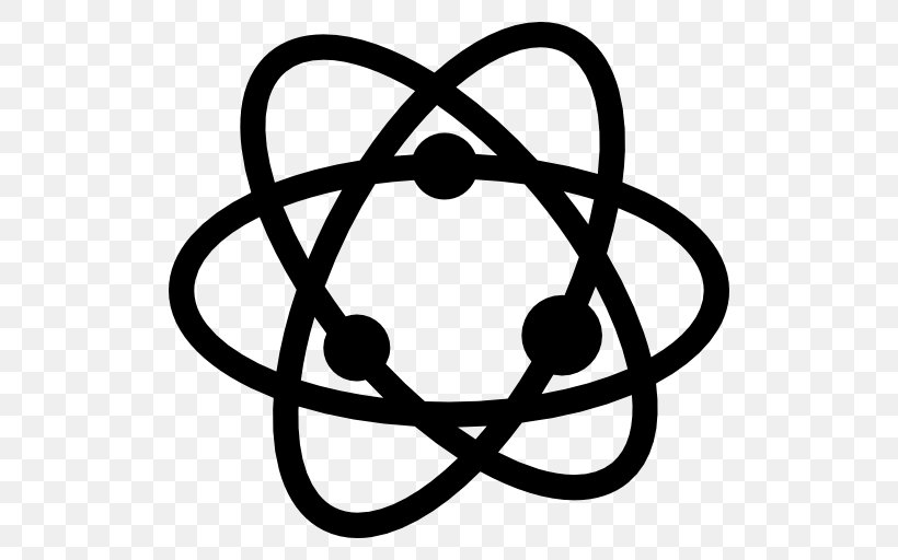 Atom Symbol Download Clip Art, PNG, 512x512px, Atom, Black And White, Chemistry, Rim, Shape Download Free