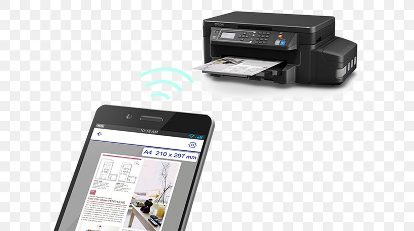 Inkjet Printing Multi-function Printer Image Scanner Hewlett-Packard, PNG, 736x458px, Inkjet Printing, Color, Color Printing, Communication Device, Electronic Device Download Free