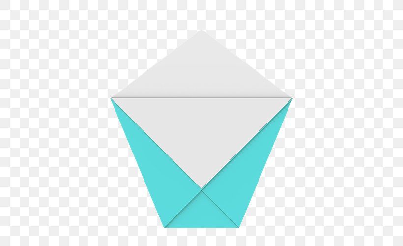 Paper Turquoise Teal Angle Origami, PNG, 500x500px, Paper, Aqua, Art, Art Paper, Azure Download Free