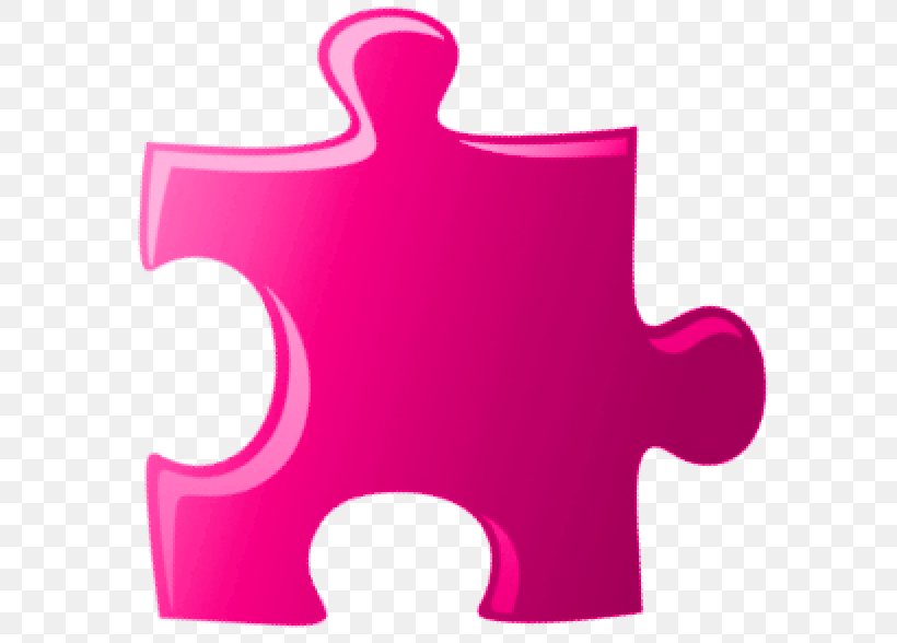 Jigsaw Puzzle Clip Art, PNG, 596x588px, Jigsaw, Magenta, Pink, Purple, Puzzle Download Free
