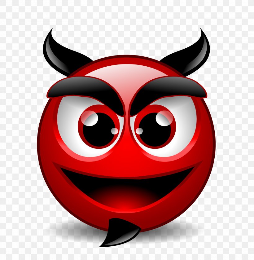 Smiley Emoticon Emoji Devil Animation, PNG, 3321x3399px, Smiley, Animation, Cartoon, Demon, Devil Download Free