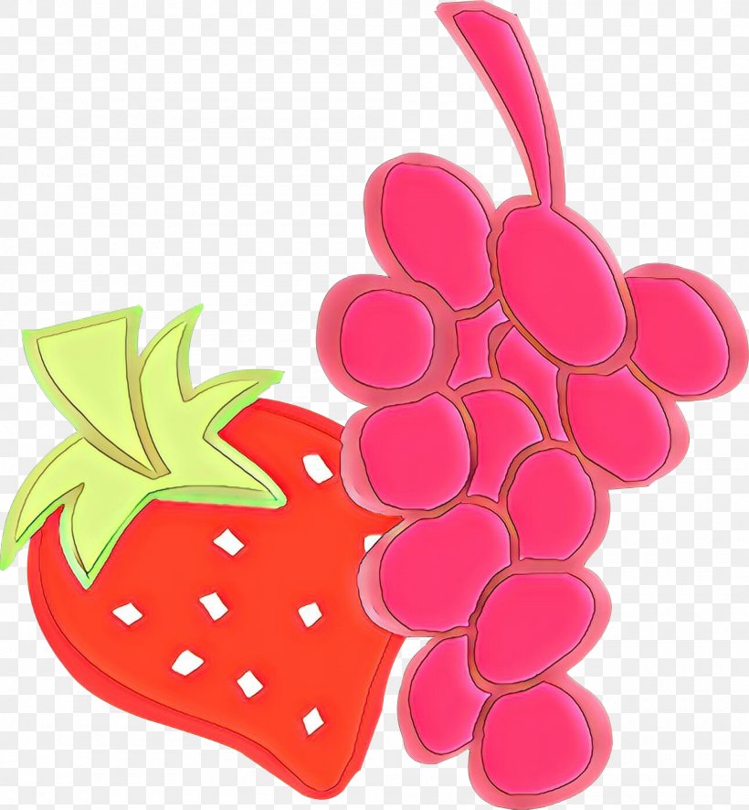 Strawberry, PNG, 2000x2163px, Cartoon, Fruit, Grape, Pink, Plant Download Free