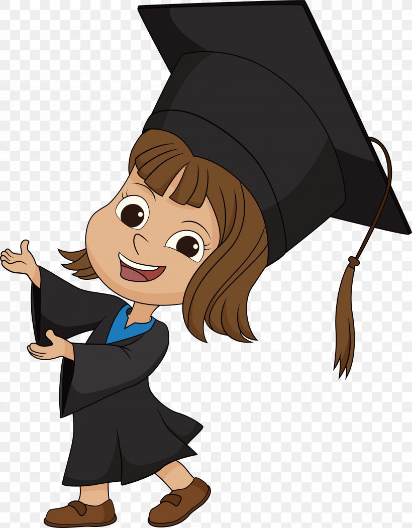 Student Graduation Ceremony Academic Dress Illustration, PNG, 4406x5651px, Student, Academic Dress, Academician, Art, Cartoon Download Free