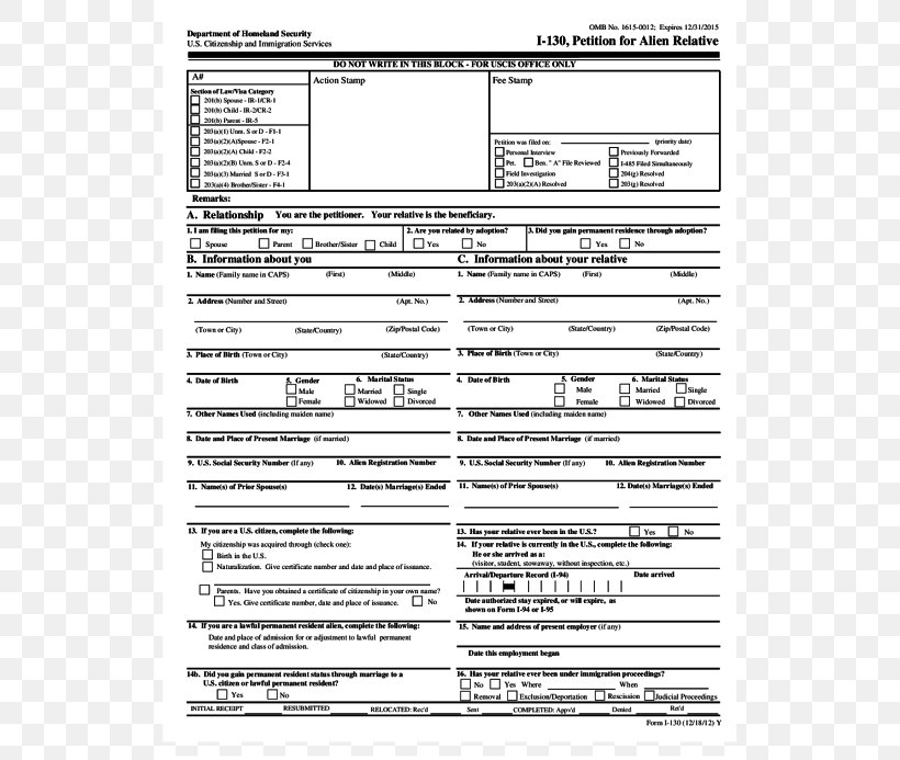 Document White Line Form I-130, PNG, 800x693px, Document, Area, Black And White, Form I130, Paper Download Free