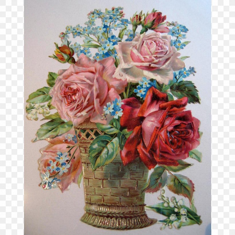 Garden Roses Cabbage Rose Floral Design Cut Flowers Still Life, PNG, 1363x1363px, Garden Roses, Artificial Flower, Basket, Cabbage Rose, Cut Flowers Download Free