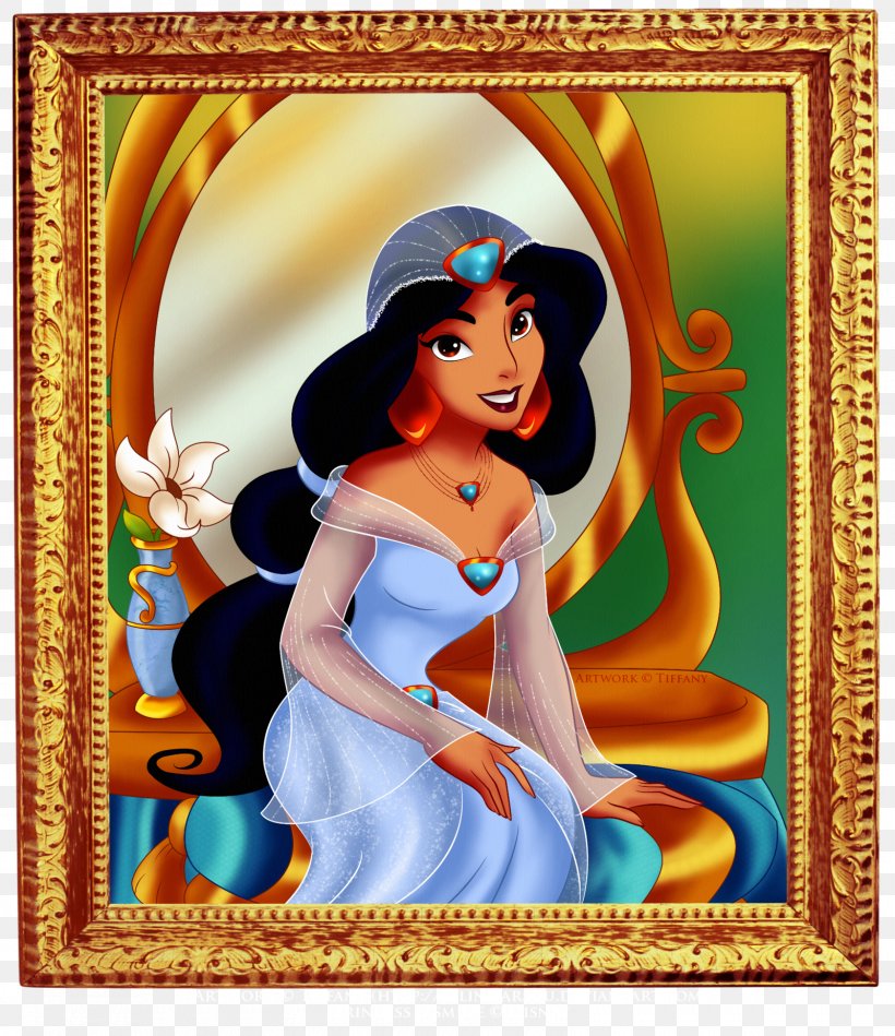 Princess Jasmine Aladdin Cinderella Ariel Art, PNG, 1600x1852px, Watercolor, Cartoon, Flower, Frame, Heart Download Free