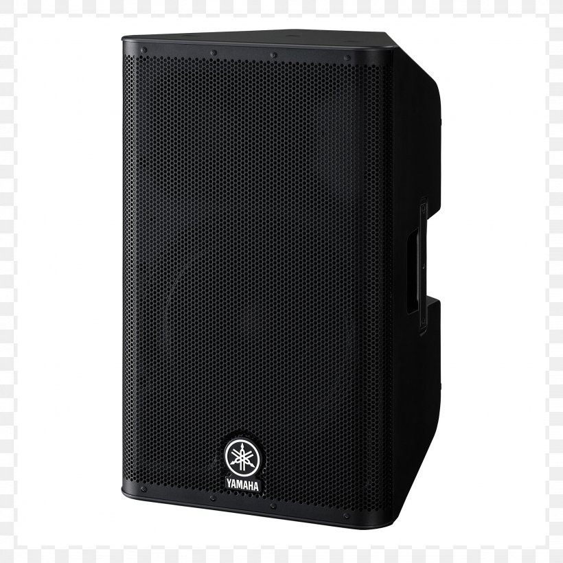 Subwoofer Loudspeaker Yamaha DXR Series Powered Speakers Bi-amping And Tri-amping, PNG, 2048x2048px, Subwoofer, Audio, Audio Equipment, Bass Reflex, Biamping And Triamping Download Free