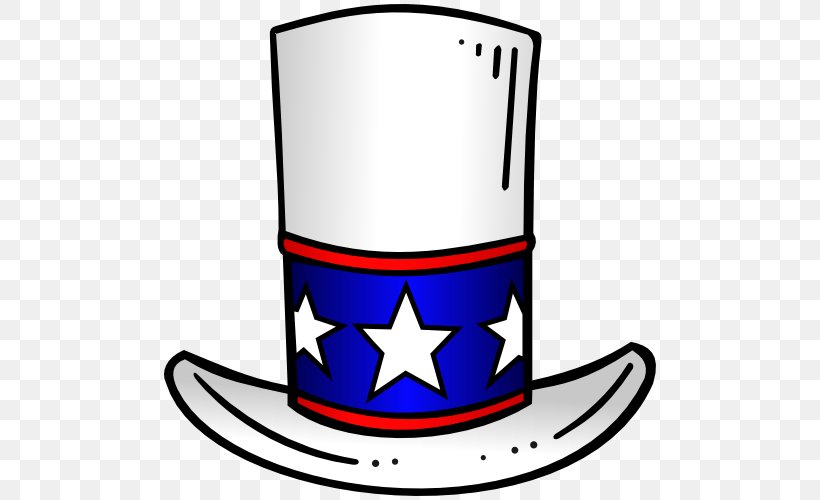 Uncle Sam Top Hat Clip Art, PNG, 500x500px, Uncle Sam, Artwork, Brand, Copyright, Hat Download Free