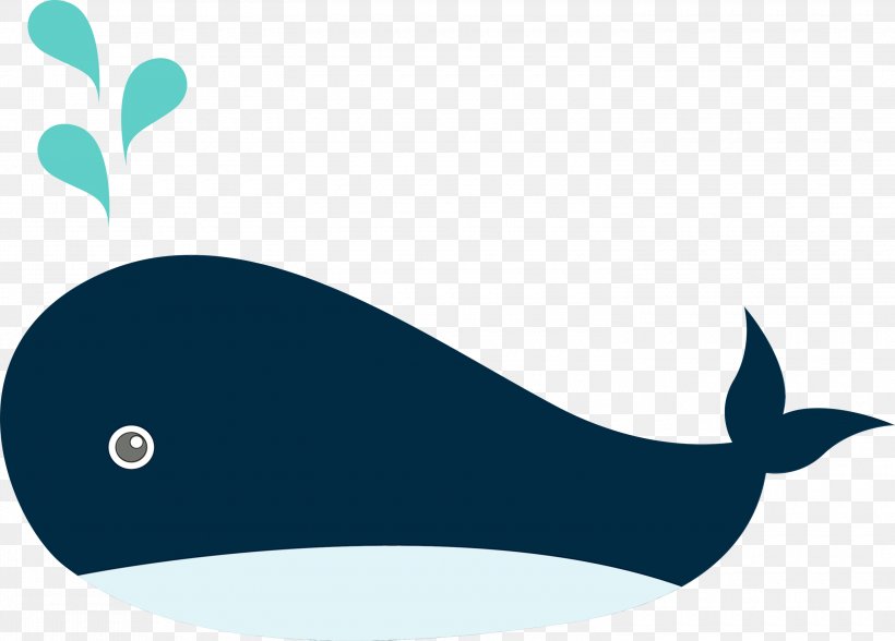 Whale Cartoon, PNG, 3000x2153px, Watercolor, Animal, Blue Whale, Cartoon, Cetacea Download Free