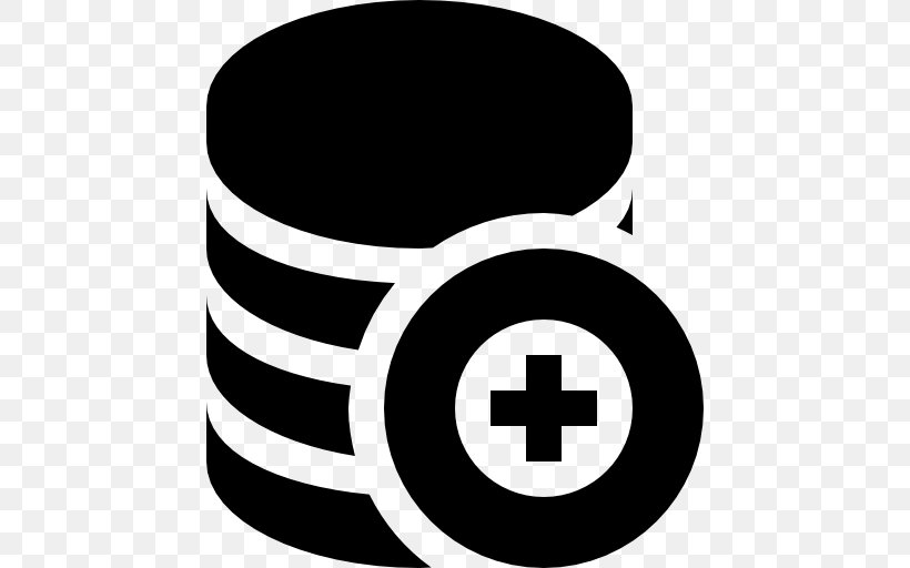 Database Computer Software Clip Art, PNG, 512x512px, Database, Black And White, Brand, Computer Software, Data Download Free