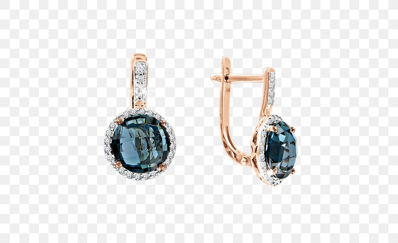 Earring Topaz Brilliant Gold Sapphire, PNG, 500x500px, Earring, Body Jewellery, Body Jewelry, Brilliant, Diamond Download Free