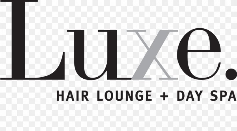 Logo Graphic Design Luxe Hair Lounge & Day Spa Interior Design Services, PNG, 1000x553px, Logo, Area, Black, Black And White, Brand Download Free