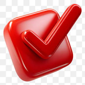 Red Check Mark - Red Check Mark Symbol PNG