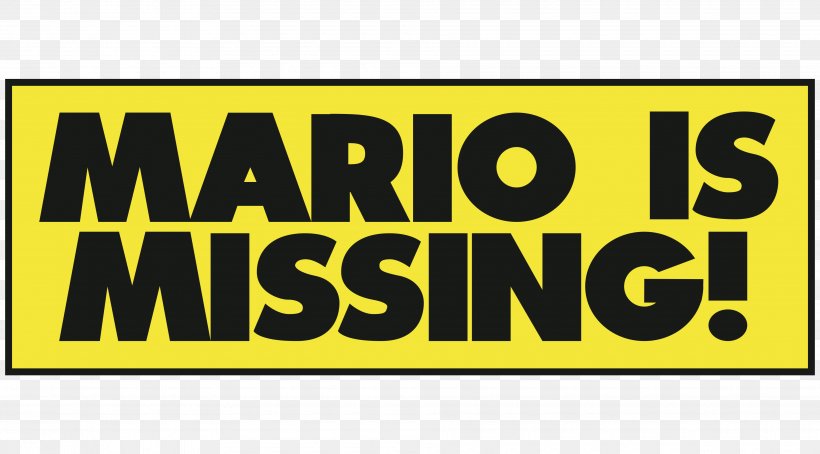 Mario Is Missing! Super Nintendo Entertainment System Mindscape, PNG, 3830x2123px, Mario Is Missing, Advertising, Area, Banner, Brand Download Free