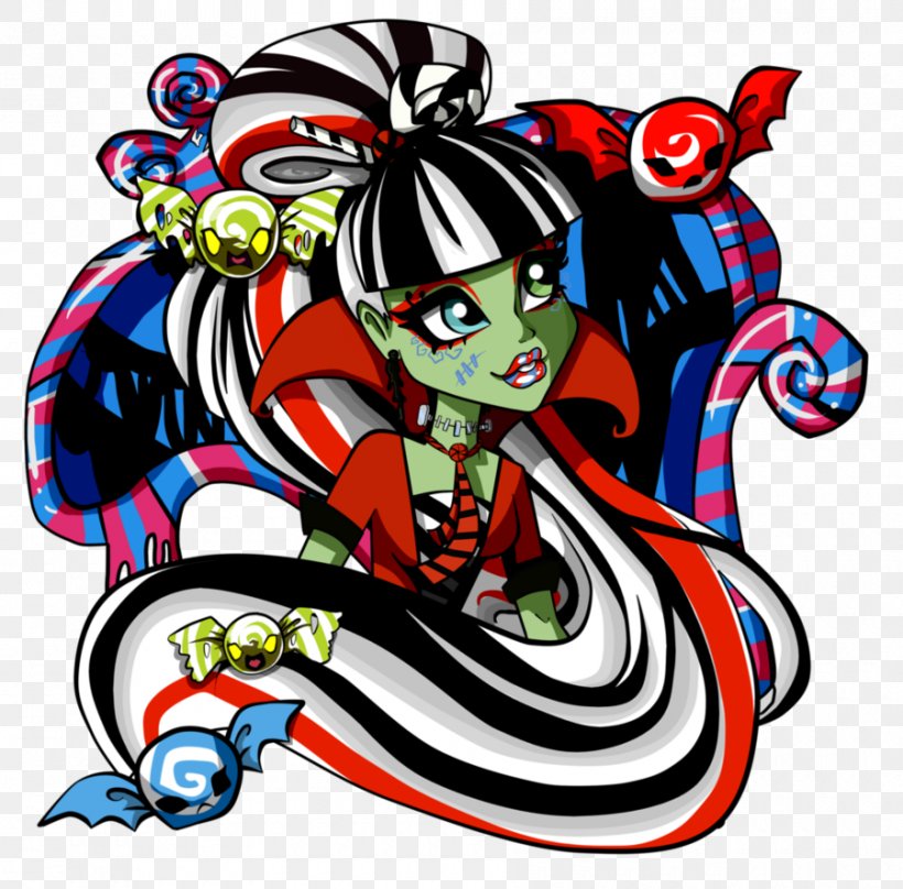 Monster High Frankie Stein Doll Toy Barbie, PNG, 900x887px, Monster High, Art, Artwork, Barbie, Bratz Download Free