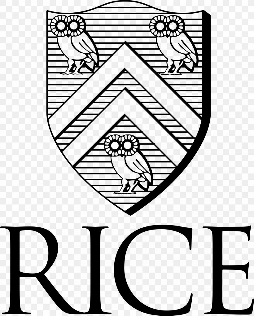 Rice University The University Of Texas MD Anderson Cancer Center Postdoctoral Researcher Logo, PNG, 1763x2195px, Rice University, Art, Blackandwhite, College, Coloring Book Download Free