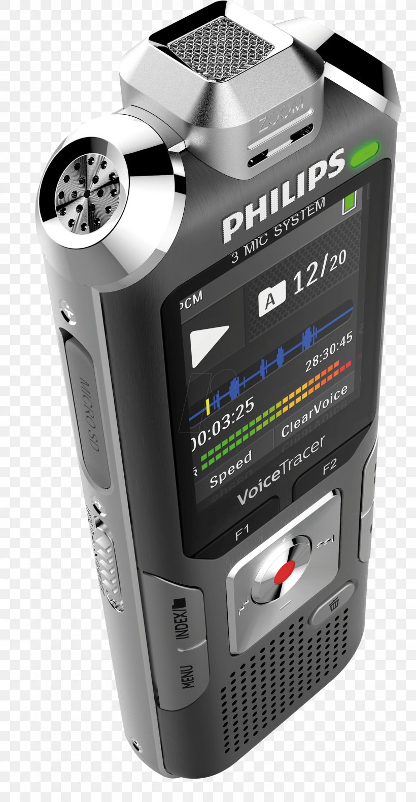 Microphone Philips Voice Tracer DVT2510 Dictation Machine Philips Voice Tracer DVT6500 Audio, PNG, 1556x3000px, Microphone, Audio, Audio Signal, Dictation Machine, Digital Recording Download Free