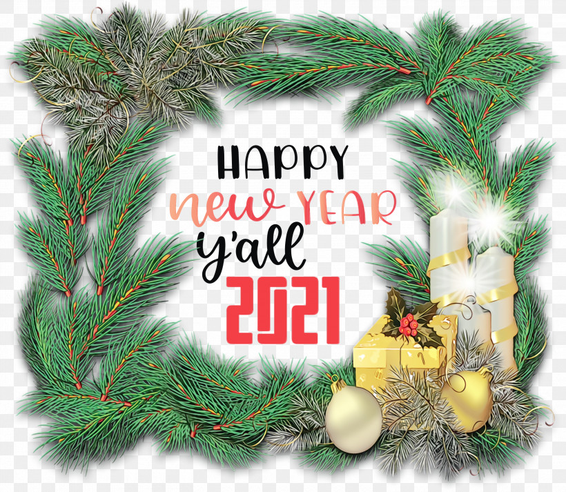 New Year Tree, PNG, 3000x2610px, 2021 Happy New Year, 2021 New Year, 2021 Wishes, Christmas And Holiday Season, Christmas Card Download Free