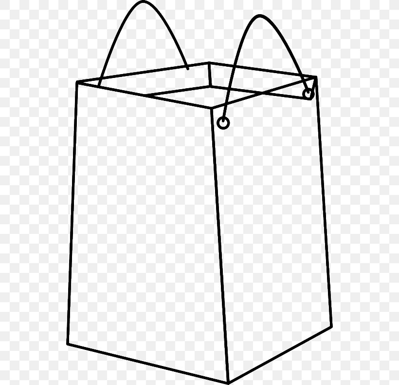 Paper Bag Paper Bag Vector Graphics Shopping Bag, PNG, 548x790px, Paper, Area, Bag, Black, Black And White Download Free