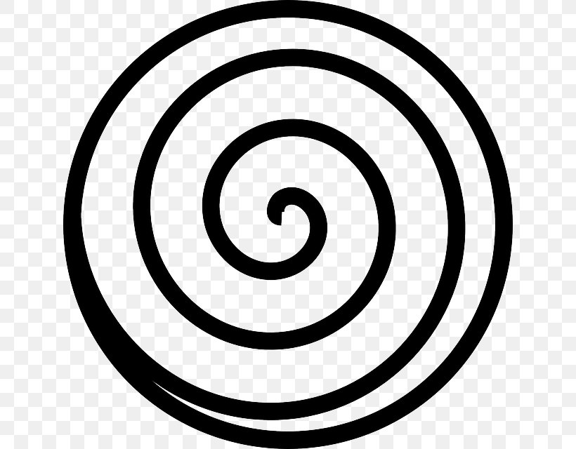 Spiral Clip Art, PNG, 640x640px, Spiral, Archimedean Spiral, Area, Black And White, Golden Spiral Download Free