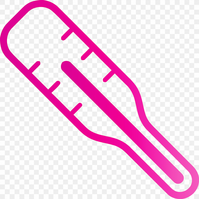 Thermometer, PNG, 3000x3000px, Thermometer, Line, Magenta, Pink Download Free