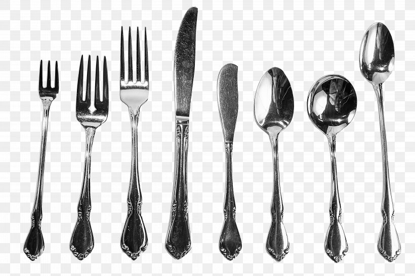 Cutlery Fork Tableware, PNG, 4256x2832px, Cutlery, Black And White, Fork, Tableware, White Download Free