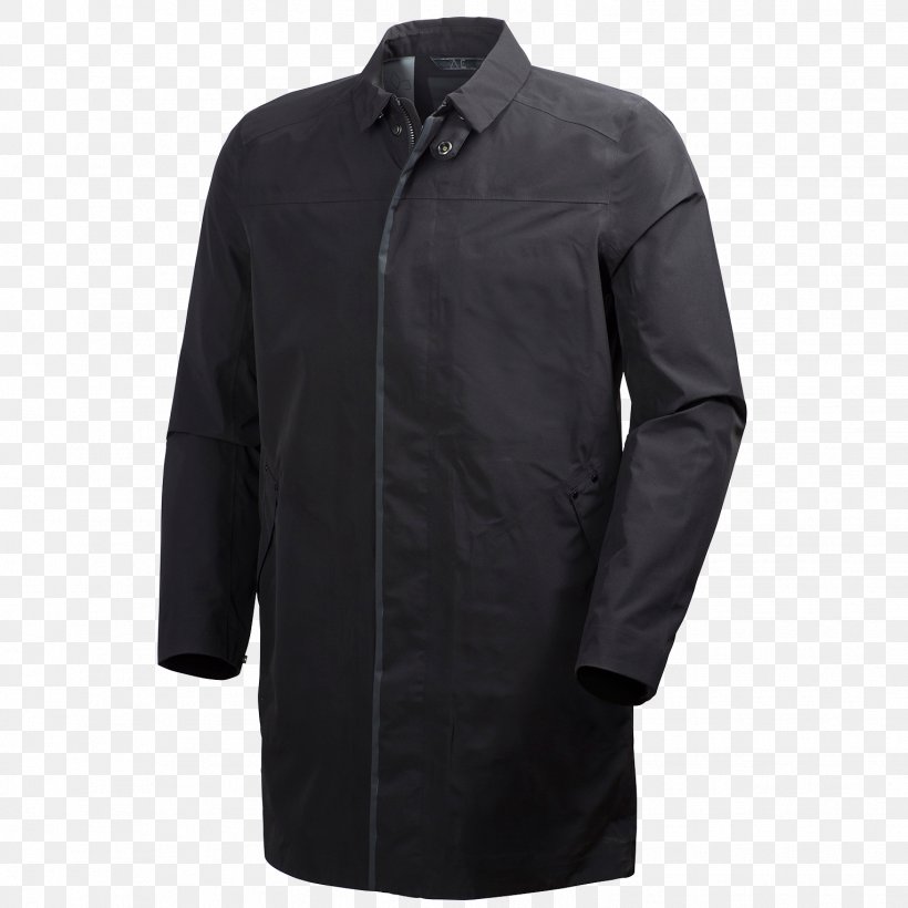 Overcoat Helly Hansen Jacket Raincoat, PNG, 1528x1528px, Coat, Black, Button, Clothing, Duffel Coat Download Free