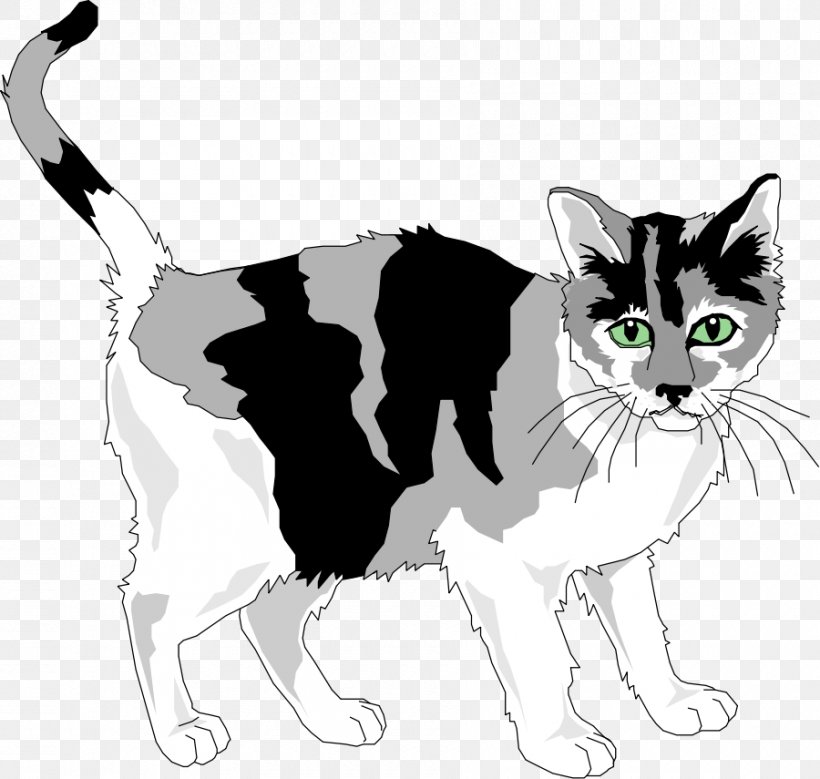 Ragdoll Kitten Polydactyl Cat Clip Art, PNG, 900x855px, Ragdoll, Art, Black And White, Black Cat, Carnivoran Download Free