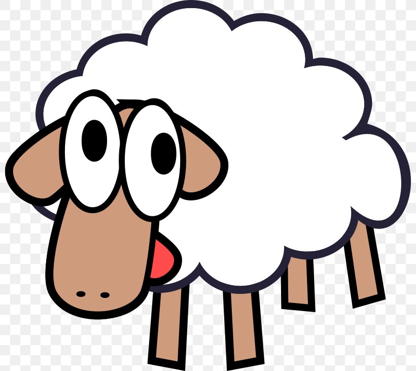 Sheep Cartoon Comics Goat Clip Art, PNG, 800x731px, Sheep, Animation, Area, Cartoon, Cattle Download Free