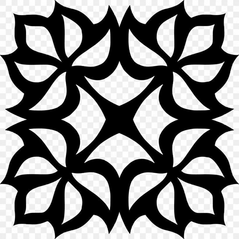 Symmetry Line White Leaf Clip Art, PNG, 1000x1000px, Symmetry, Black, Black And White, Black M, Branch Download Free