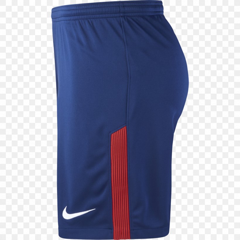 Blue Atlético Madrid Shorts T-shirt Football, PNG, 1000x1000px, Blue, Active Pants, Active Shorts, Atletico Madrid, Cobalt Blue Download Free