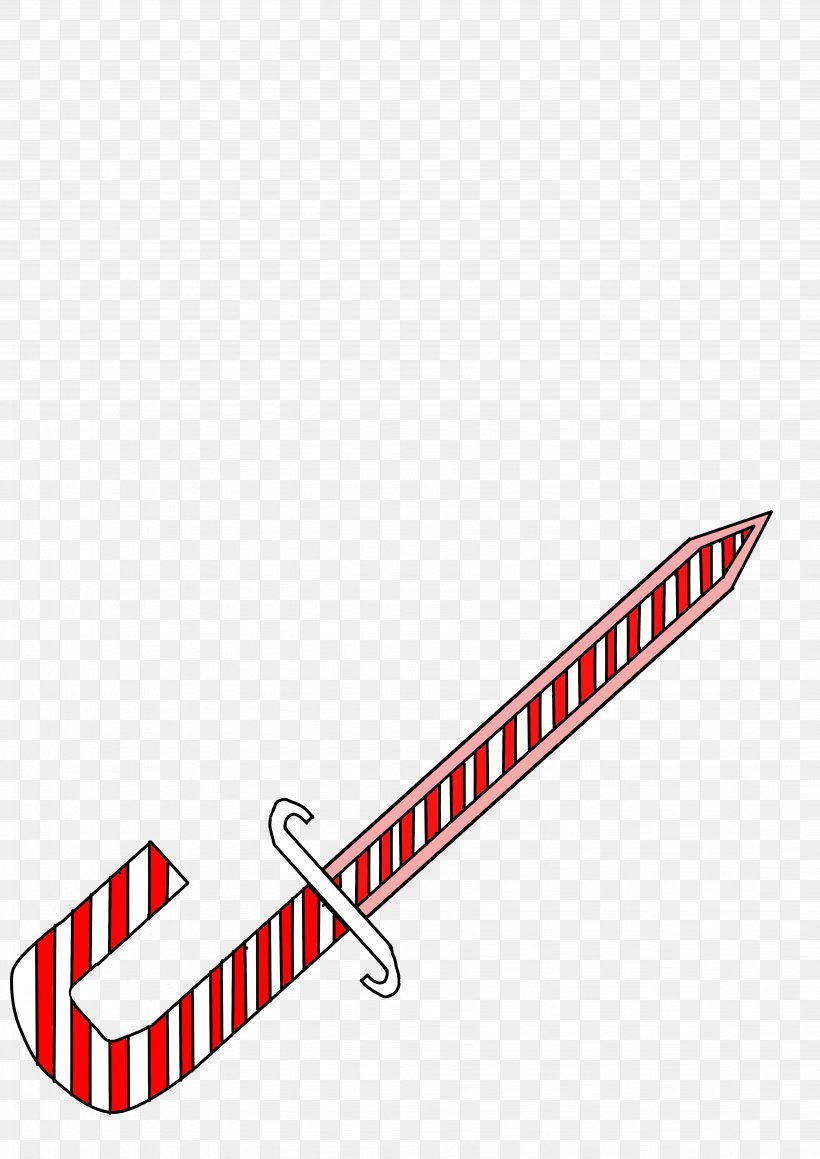 Candy Cane Swordstick Walking Stick Spear, PNG, 4092x5787px, Candy Cane, Area, Brand, Candy, Deviantart Download Free