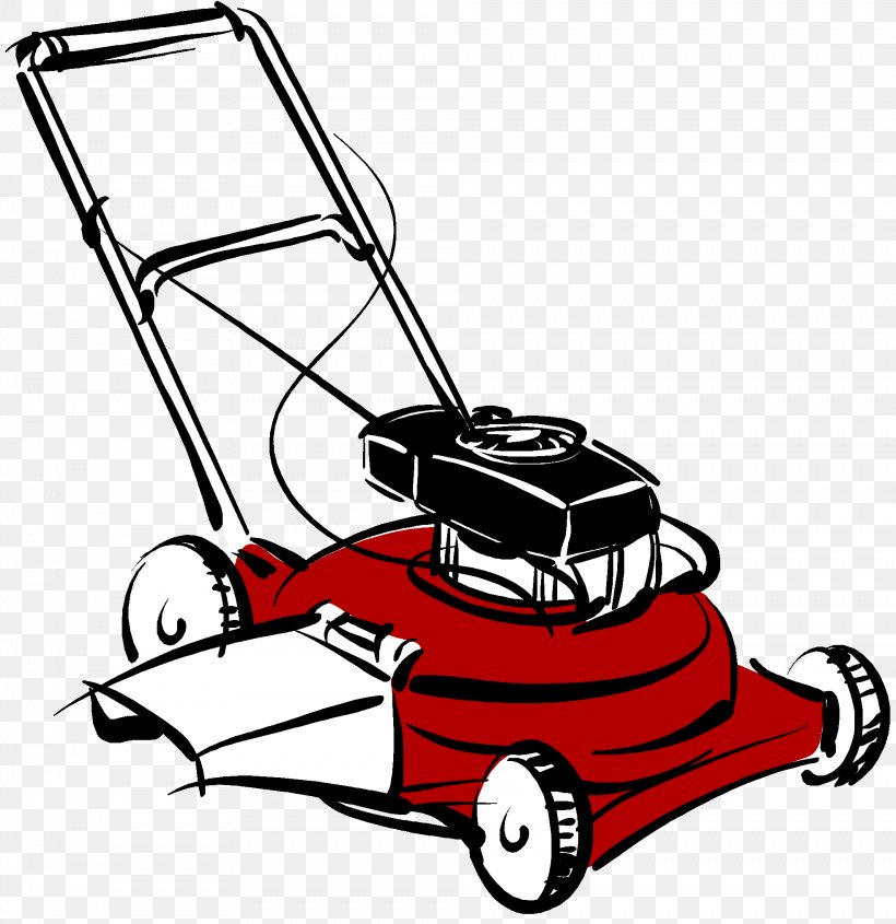 Lawn Mowers Zero-turn Mower Clip Art, PNG, 1968x2030px, Lawn Mowers, Artwork, Automotive Design, Black And White, Car Download Free