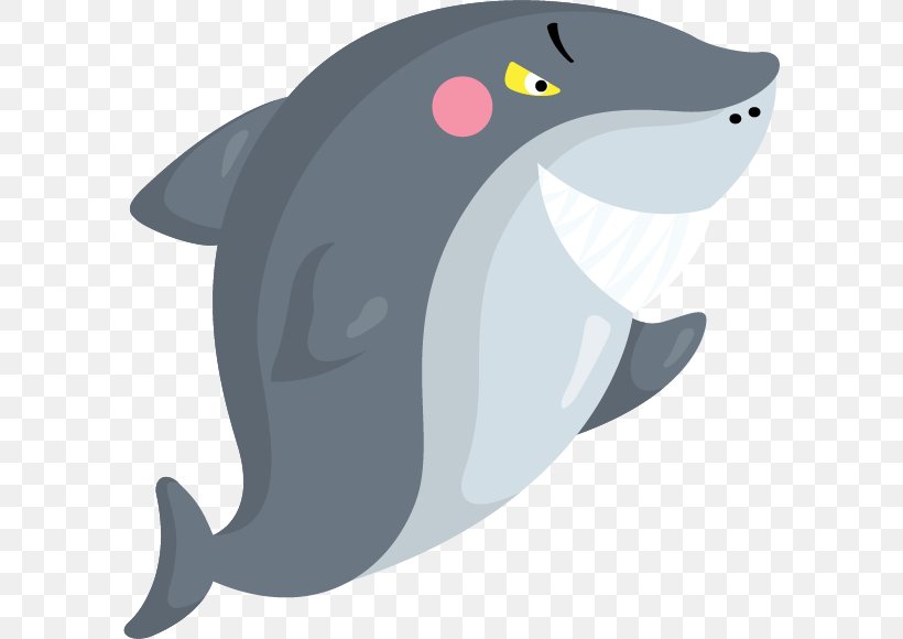 Shark Illustration, PNG, 596x580px, Shark, Animation, Cartoon, Dolphin, Fauna Download Free