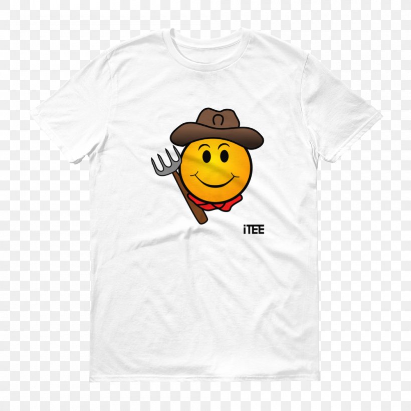 T-shirt Smiley Sleeve Clothing Top, PNG, 1000x1000px, Tshirt, Brand, Clothing, Cutsew, Fashion Download Free