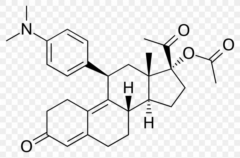 Ulipristal Acetate Selective Progesterone Receptor Modulator Pharmaceutical Drug, PNG, 1024x677px, Ulipristal Acetate, Acetate, Area, Black And White, Diagram Download Free