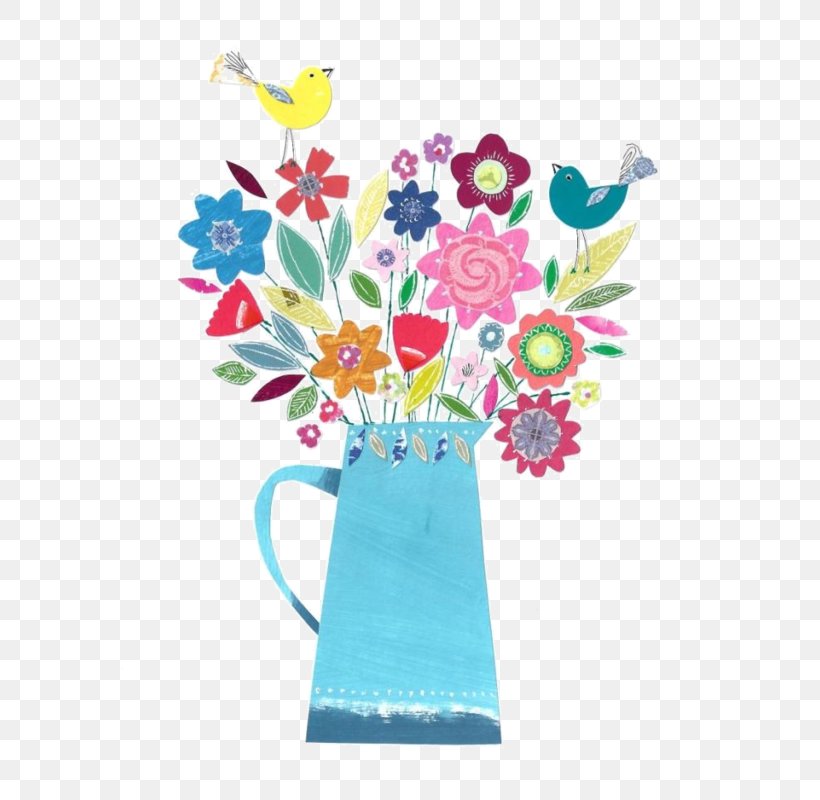 Birthday Floral Design Vase, PNG, 580x800px, Birthday, Art, Bon Anniversaire, Creative Arts, Cut Flowers Download Free