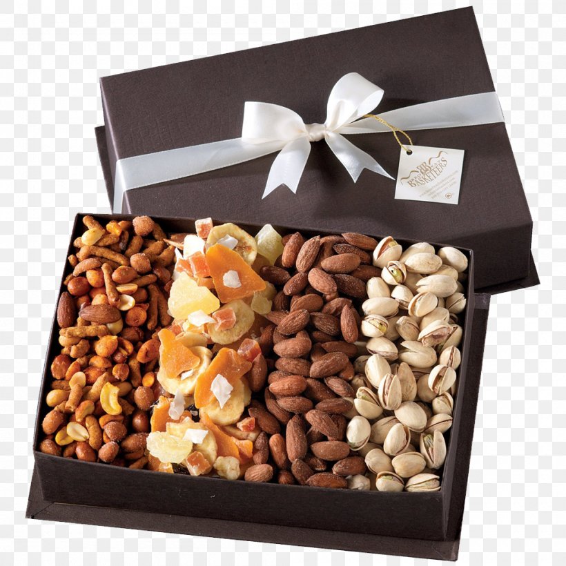 Dried Fruit Food Gift Baskets Nut Box, PNG, 1000x1000px, Dried Fruit, Basket, Box, Chocolate, Christmas Gift Download Free