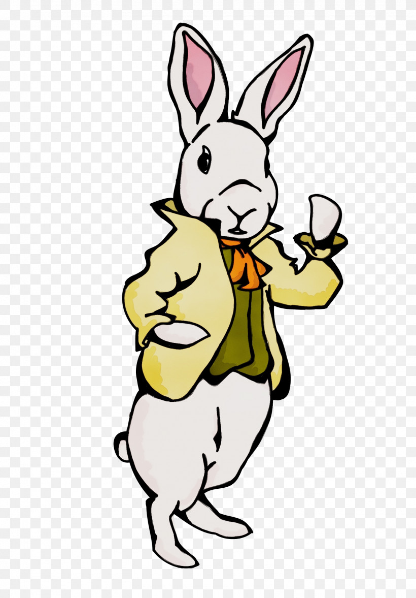 Easter Bunny, PNG, 1625x2333px, Watercolor, Animal Figure, Carrot, Cartoon, Easter Bunny Download Free